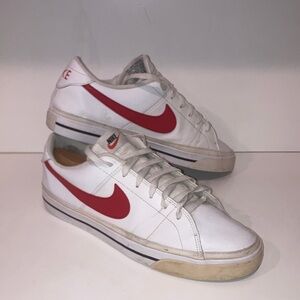 🎾🏃🏿 NIKE Court Legacy ‘White University Red’ | Size 12 Men’s 🎾🏸